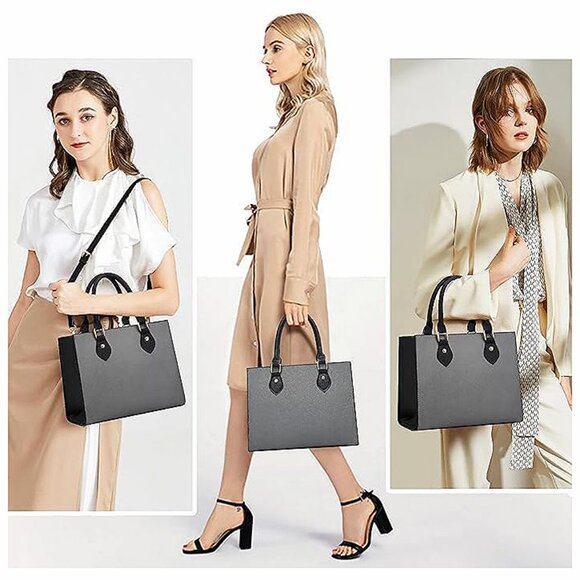 Crossbody Purses and Handbags for Women Liz Grey - Black - Picture 3 of 8